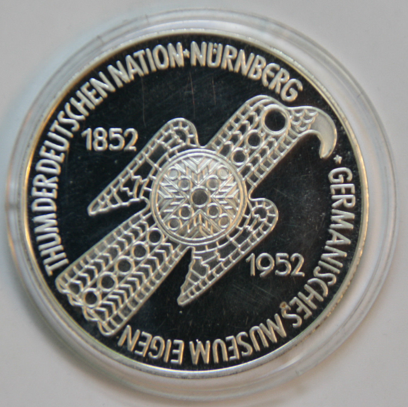 Germanisches Museum Medaille in Polierter Platte ist kein Original
