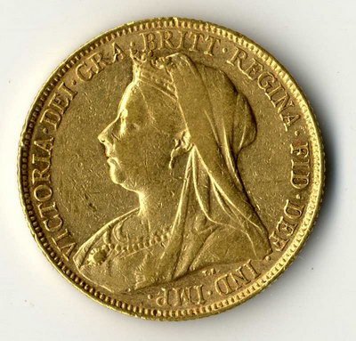 Grossbritannien Goldmünze Victoria 1 Sovereign